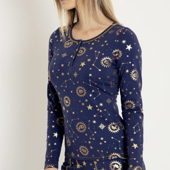 MAGIC MASCOTS NAVY LONG SLEEVE COMFY TOP Blackmilk Harry Potter - Picture 4 of 10